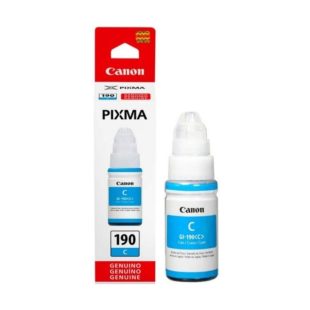BOTELLA DE TINTA CANON GI-190 CYAN (7.000 PAG)