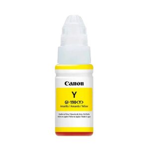 BOTELLA DE TINTA CANON GI-190 YELLOW (7.000 PAG)