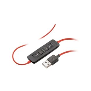 Poly Blackwire 3220 Stereo USB-C Headset +USB-C/A Adapter (Bulk)