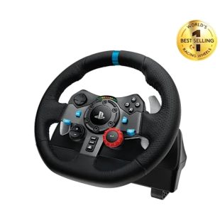 Timón con pedales LOGITECH G29  Entrada USB, Con Compatibilidad, Negro