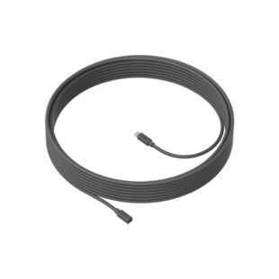 Cable LOGITECH Para Microfono Camara Meetup COLOR Negro