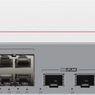 Swicth HUAWEI No administable 24 puertos No PoE   S110-24T2SR (24*10/100/1000BASE-T ports, 2*GE SFP ports, AC power)