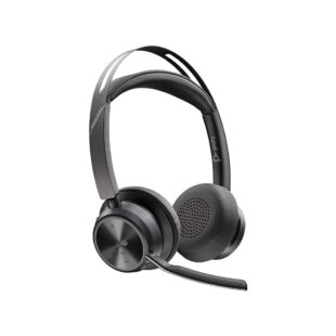 Poly Voyager Focus 2 Microsoft Teams Certified USB-C-C Headset +USB-C/A Adapter +Charging Stand No localization
