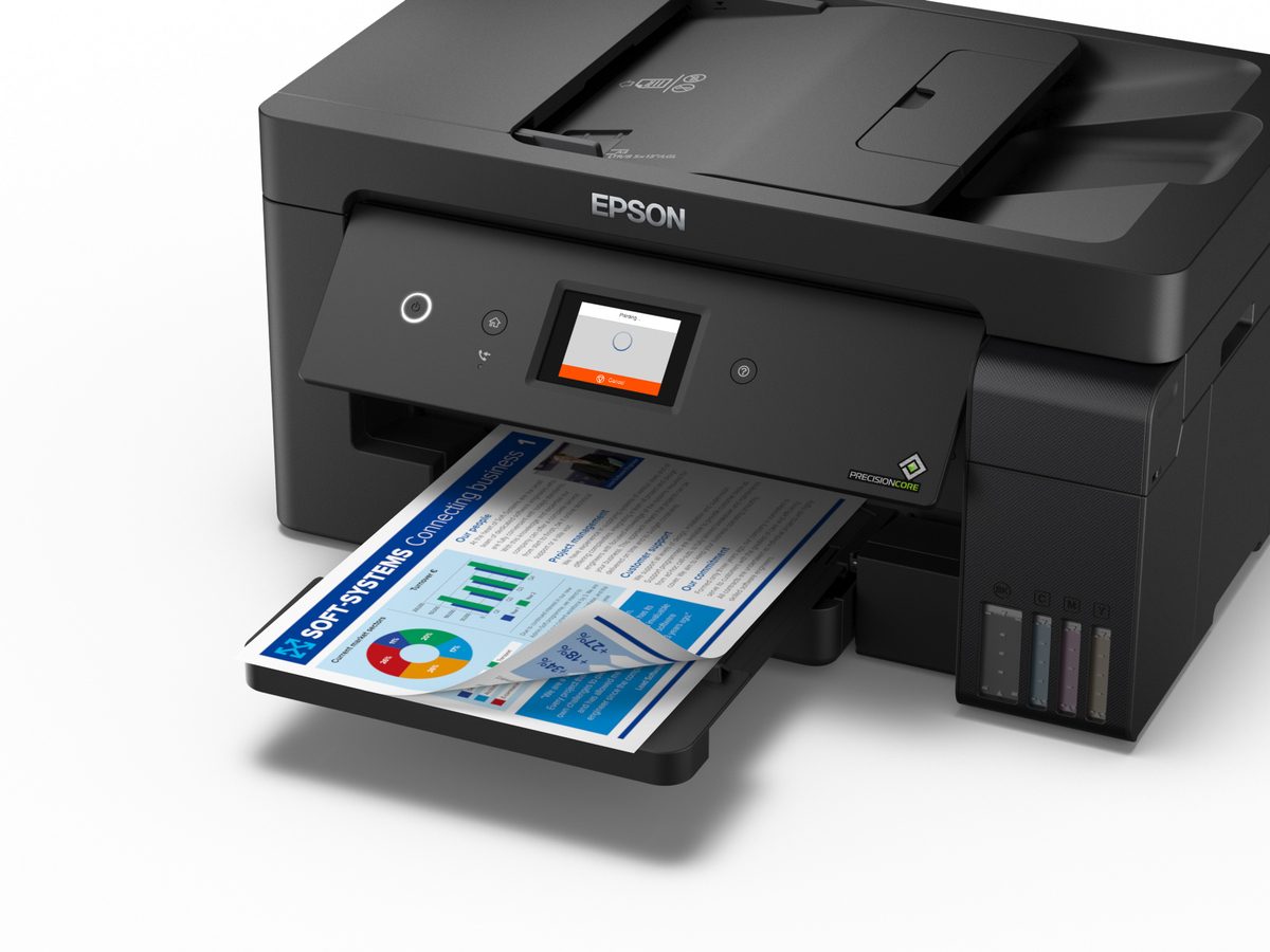 Impresora Multifuncional EPSON Tabloide Ecotank L14150 COLOR Negro - Image 3
