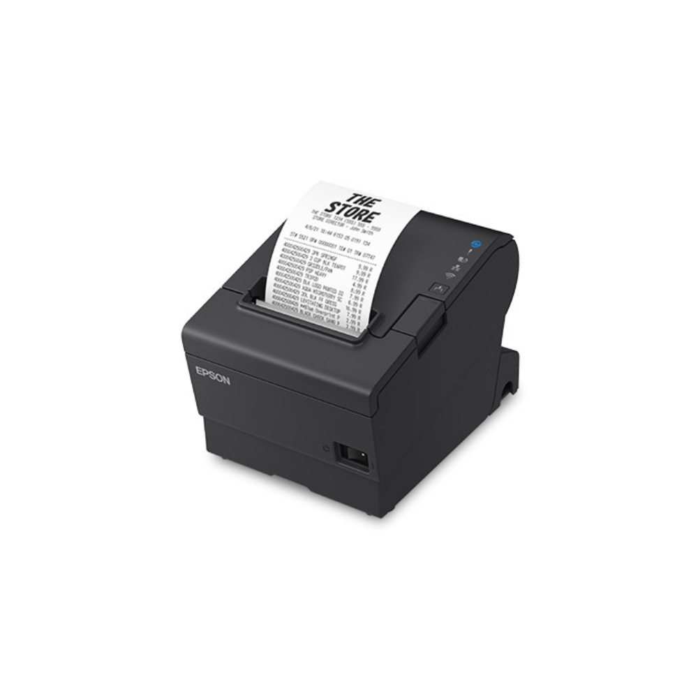Impresora Epson Térmica de Recibos TM-T88VII-012; Puertos: USB+Ethernet+Serial, Autocortador, Ancho: 80mm/58mm, Velocidad: 500mm/s, Incluye fuente (4 años de Garantía) - Image 2