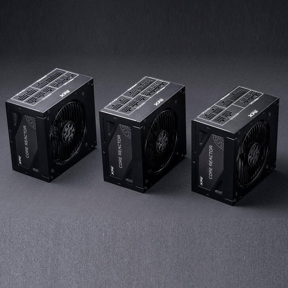 XPG CORE REACTOR II VE, Black, 80+ Gold, Full Modular, 850W, ATX 24x1, EPS 8x2, PCIE 6+2x3, MOLEXx2, 12VHPWRx1, SATAx6, TW Capacitor, - Image 4