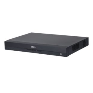 Grabador NVR de Video IP 16CH/2HDD 1U/Admite los formatos de decodificación Smart H.265+/Máx. 384/384/384 Mbps de ancho de banda/Admite cámaras IP con una resolución de hasta 32 MP/admite detección y reconocimiento de rostros de 2 canales, hasta 20 bases de datos de rostros y 20 000 imágenes de rostros/Protección perimetral de 4 canales; SMD Plus