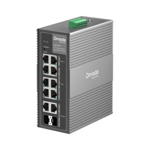 “Omada 10-Port Gigabit Industrial Easy Managed Switch with 6-Port PoE+ and 2-Port PoE++