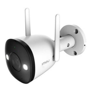 Camara Imou Bullet 2E, 3MP, WIFI, Full Color, Lente 2.8mm, Slot para tarjeta SD hasta 512GB, H265, deteccion de movimiento y personas, Micrófono incorporado, IP67 Antena dual.