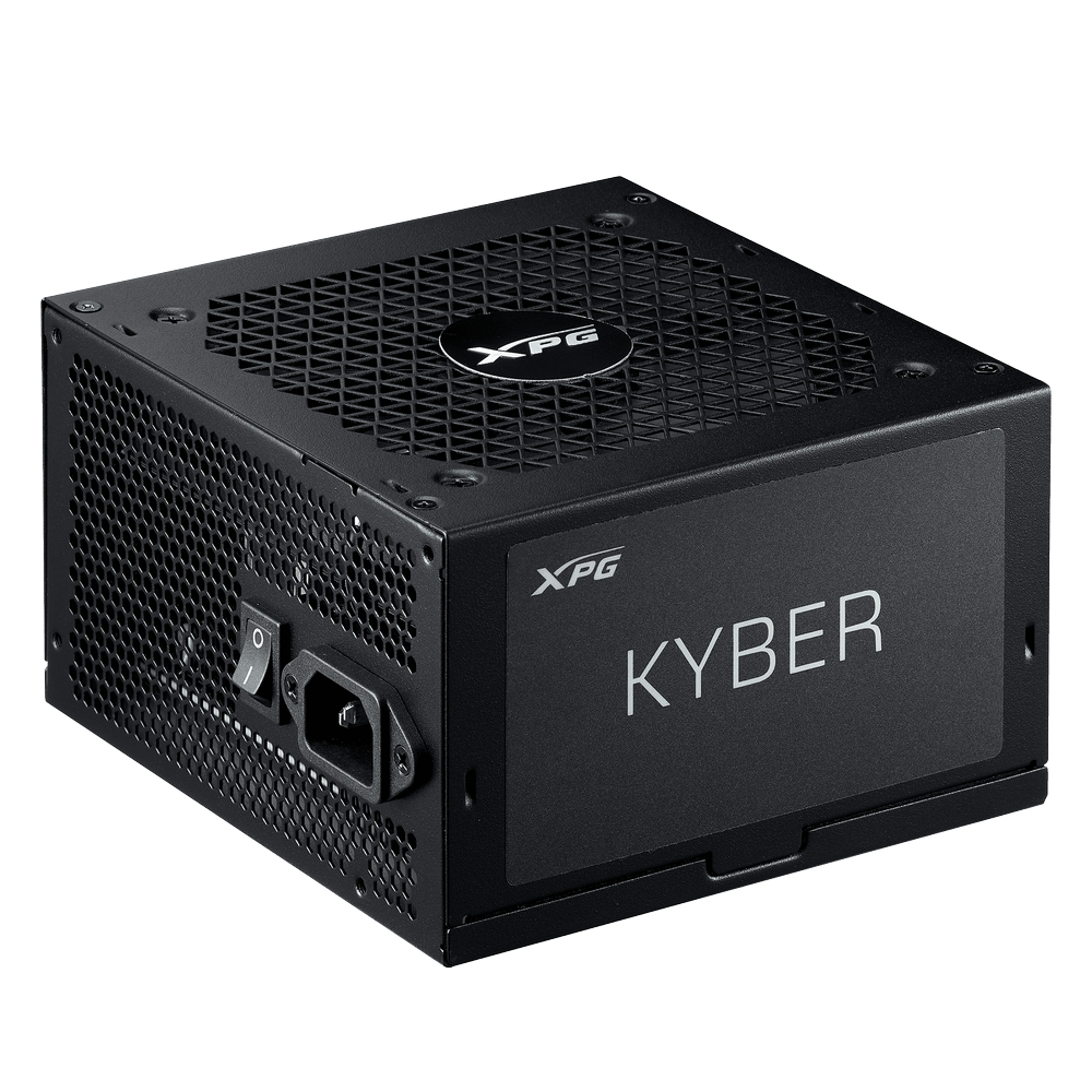fuente de poder XPG KYBER 750W (KYBER750G-BKCUS) es una unidad ATX certificada 80 PLUS Gold diseñada para alto rendimiento y gaming. Ofrece 750W de potencia continua, diseño no modular, y cumple con el estándar ATX 3.0,